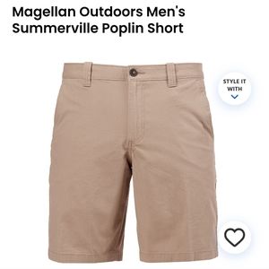 Magellan Outdoors Men's Summerville Poplin Shorts size 42W